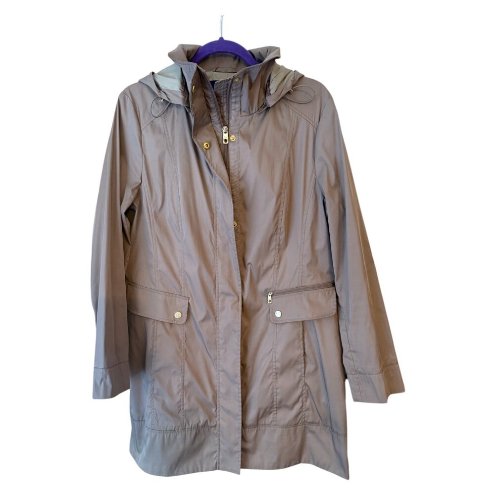 Cole Haan Water Resistant Rain Trench Coat